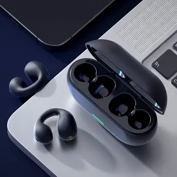 Popular de Ouvido, Clip de Emparelhamento Automático com Alta Qualidade de áudio compatíveis com Bluetooth 5.3 Fones de ouvido de Jogos de Vestir
