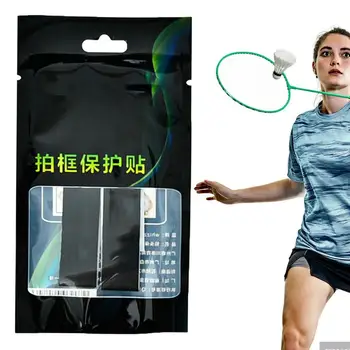 Raquete De Badminton De Cabeça Protetor Adesivo Da Cabeça De Raquete Quadro De Guarda De Protecção De Fita Raquete De Tênis De Guarda De Fita Anti-Risco Fita Para