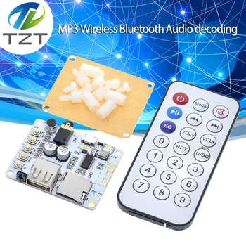Receptor de Áudio Bluetooth placa com USB Slot para cartão TF de decodificação de reprodução pré-amplificador de saída A7-004 5V 2.1 Estéreo sem Fio Música do Módulo