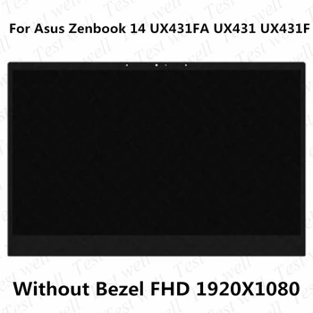 Resolução FHD 1920*1080 sem touch 14 polegadas original Para Asus Zenbook 14 UX431FA UX431 UX431F tela LCD de montagem