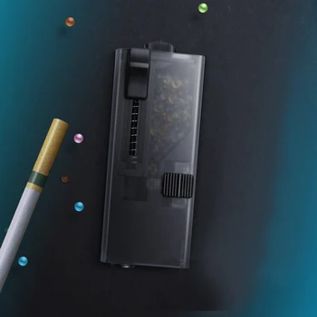 SHOREWE Upgrade DIY Fumar Cigarro Explosão Esferas Botão Pop-up de Fumaça Empurrar a Bola Caixa de Acessório Aplicador de Inserção Distribuidor
