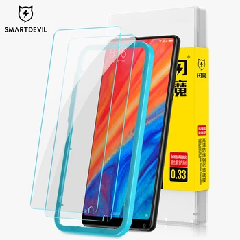 SmartDevil Protetores de Tela para Xiaomi MI Misture 3 de Vidro Temperado Para Xiaomi Mi Misturar 2 / 2S Para Mi Max 3 / 2 (Anti-impressão digital HD