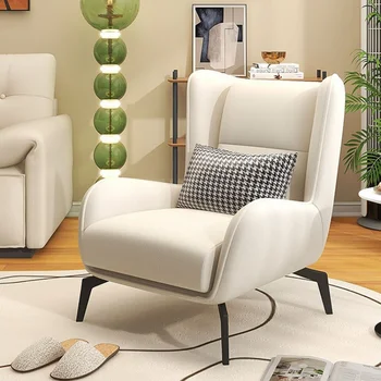 Sofá moderno Nórdicos, Sala de estar, Cadeiras de Salão Salão de Couro PU poltrona de Luxo Designer de Cadeiras De Salão de Móveis de Casa WKYZ