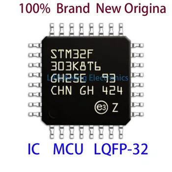 STM32F303K8T6 STM STM32F STM32F303 STM32F303K8 STM32F303K8T da Marca 100% Novo e Original IC MCU LQFP-32