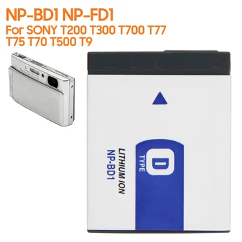 Substituição de Bateria NP-BD1 NP-FD1 Para SONY DSC-T2 TX1 T900 T90 T200 T300 T500 T700 T77 T70 T75 Bateria da Câmera 680mAh