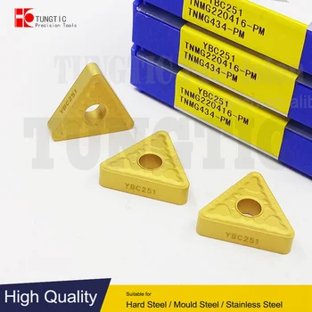 TNMG220416-PM Pastilhas de Torneamento Fresa de metal duro Para CNC TNMG 220416 PM