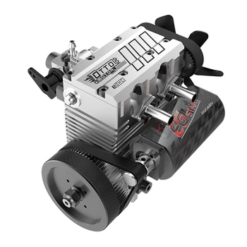 TOYAN L200AC1-OT Motor de 4 tempos Refrigerado a Ar Motor 7Cc 4000-16000Rpm Inline 2 Cilindro de Nitro Motor de Combustão Interna