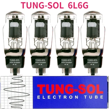 TUNG-SOL 6L6G Tubo de Vácuo de Substituição 6P3P 6L6 KT66 Tubo Amplificador HIFI Amplificador de Áudio Original Precisão de Correspondência de alto-Falante
