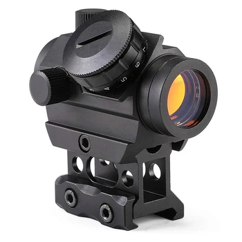 Tática 1x20 Red Dot Sight 11 Níveis Ajustáveis Ótica Reflexo de Vista Rifle de Alcance Com 1