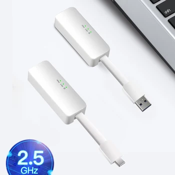 USB c ao ethernet USB 3.0 para gigabits ethernet adaptadores de rede de 2,5 g/tipo-c portas RJ45 Placa de Rede win7/8/10/xp usb para rj45 lan