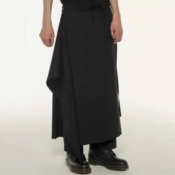 Y3 Yohji Yamamoto Calças Japão Calças de Estilo Solto Unisex Culotes Calças de Harém de Homens de Roupas de tamanho grande de Roupas femininas